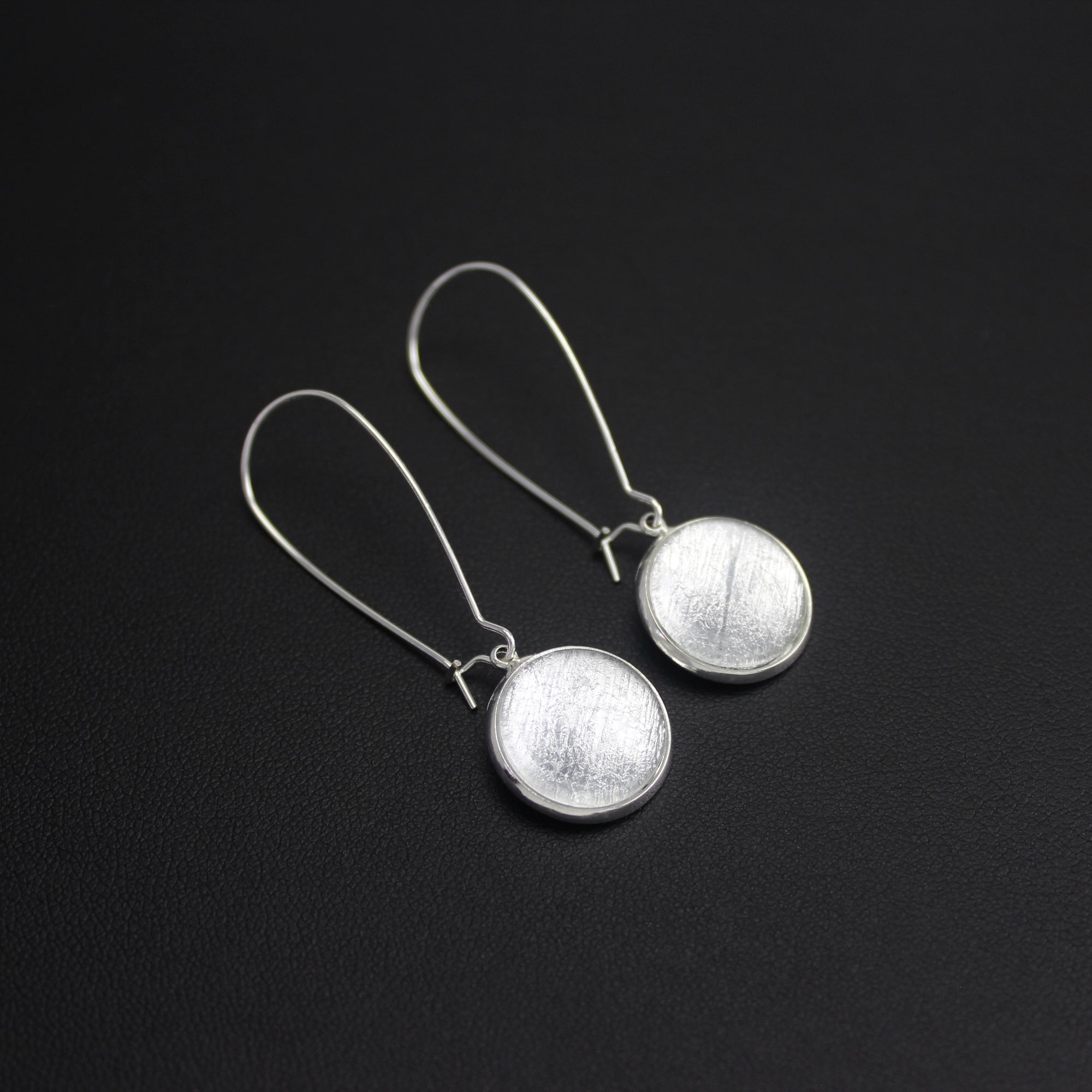 Samba Silver Linings Elongated Drop Earrings (Silver) - New Design - Ativa Jewellery