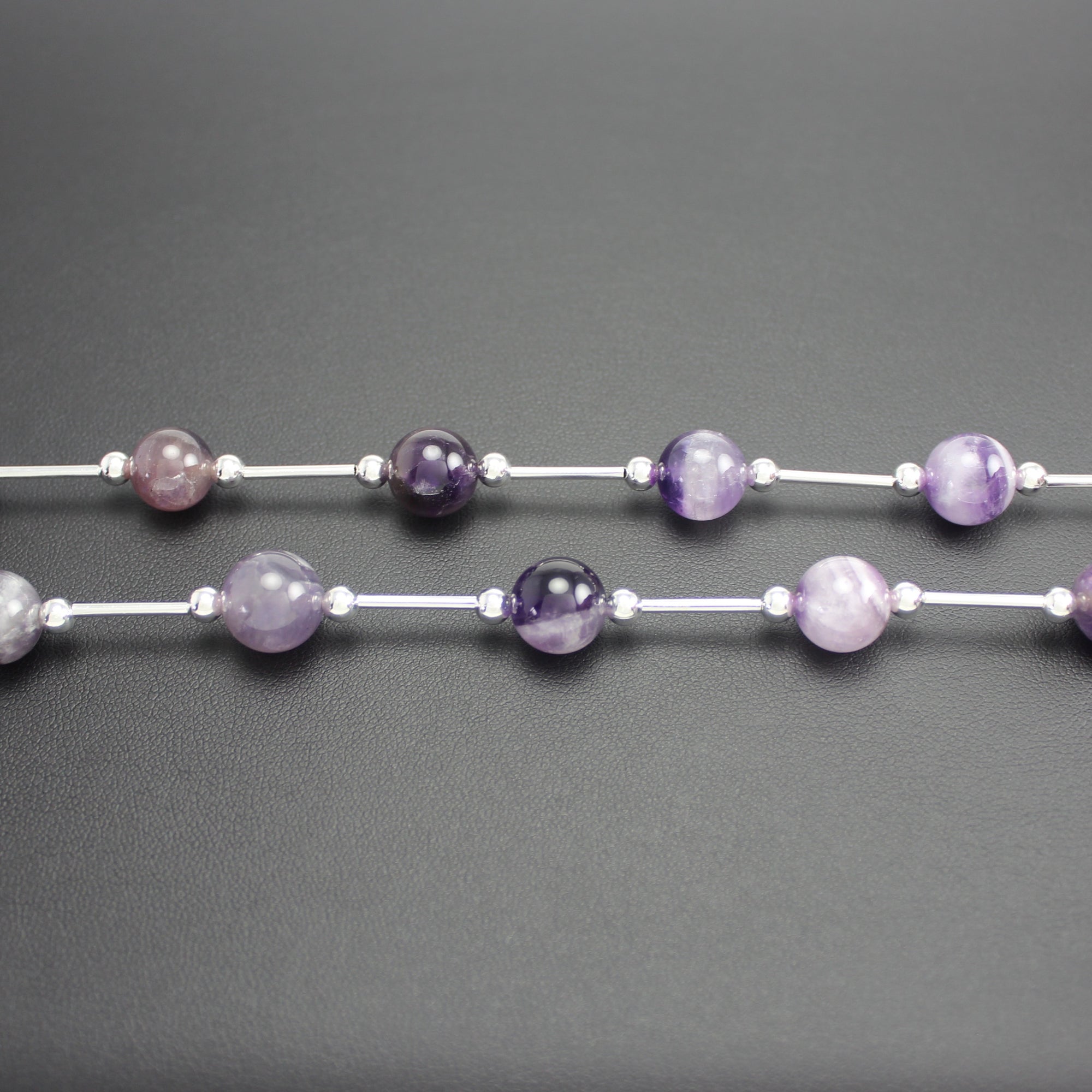 Vogue Amethyst Long Necklace - Ativa Jewellery