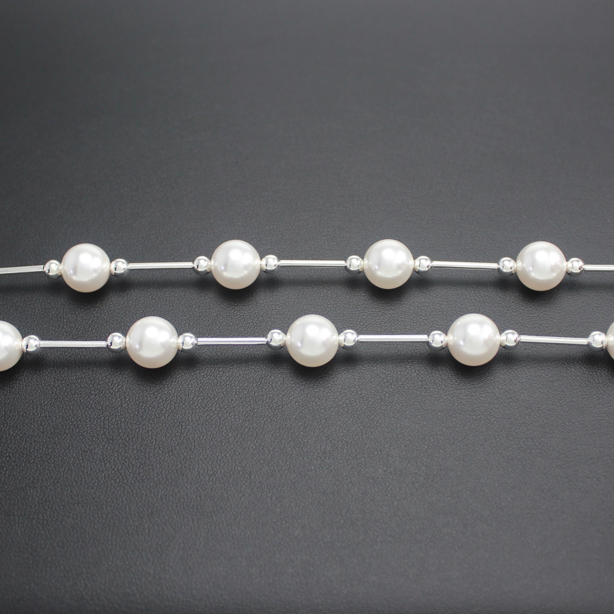 Vogue White Pearl Long Neckace - Ativa Jewellery
