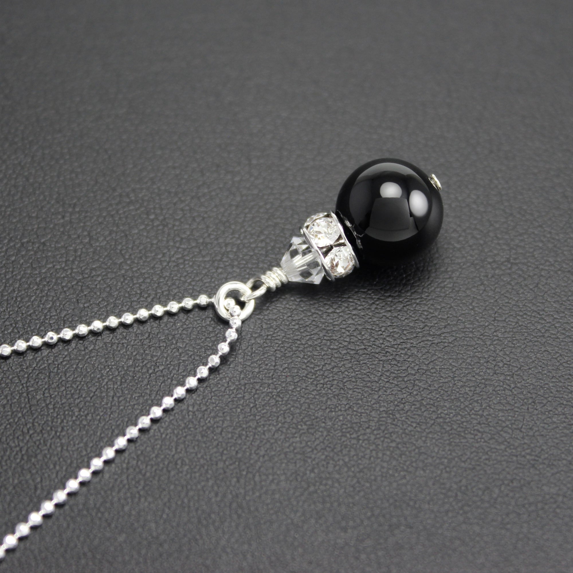 Classical Petite Luxe Necklace (Black Onyx) - Ativa Jewellery
