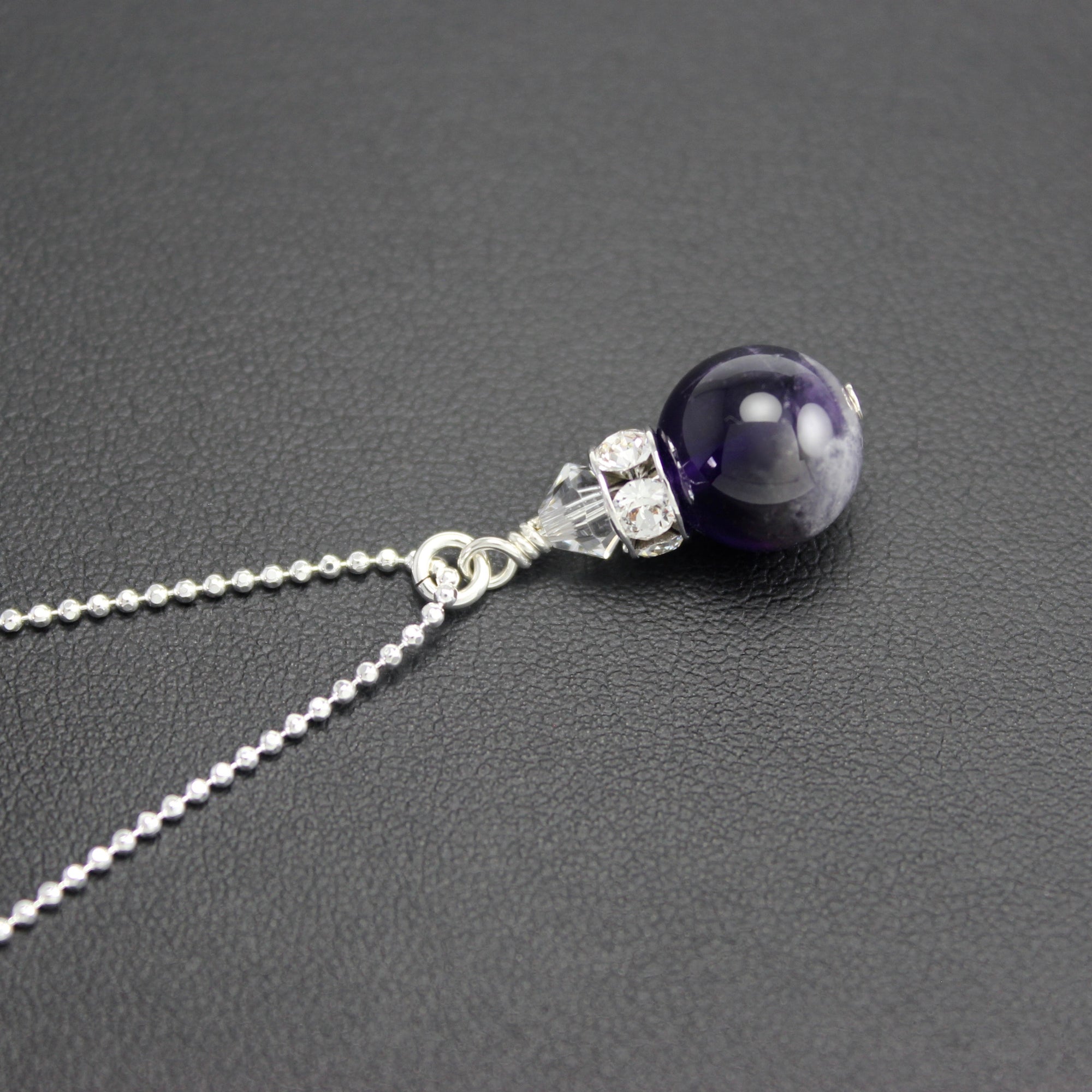 Classical Petite Luxe Necklace (Amethyst) - Ativa Jewellery