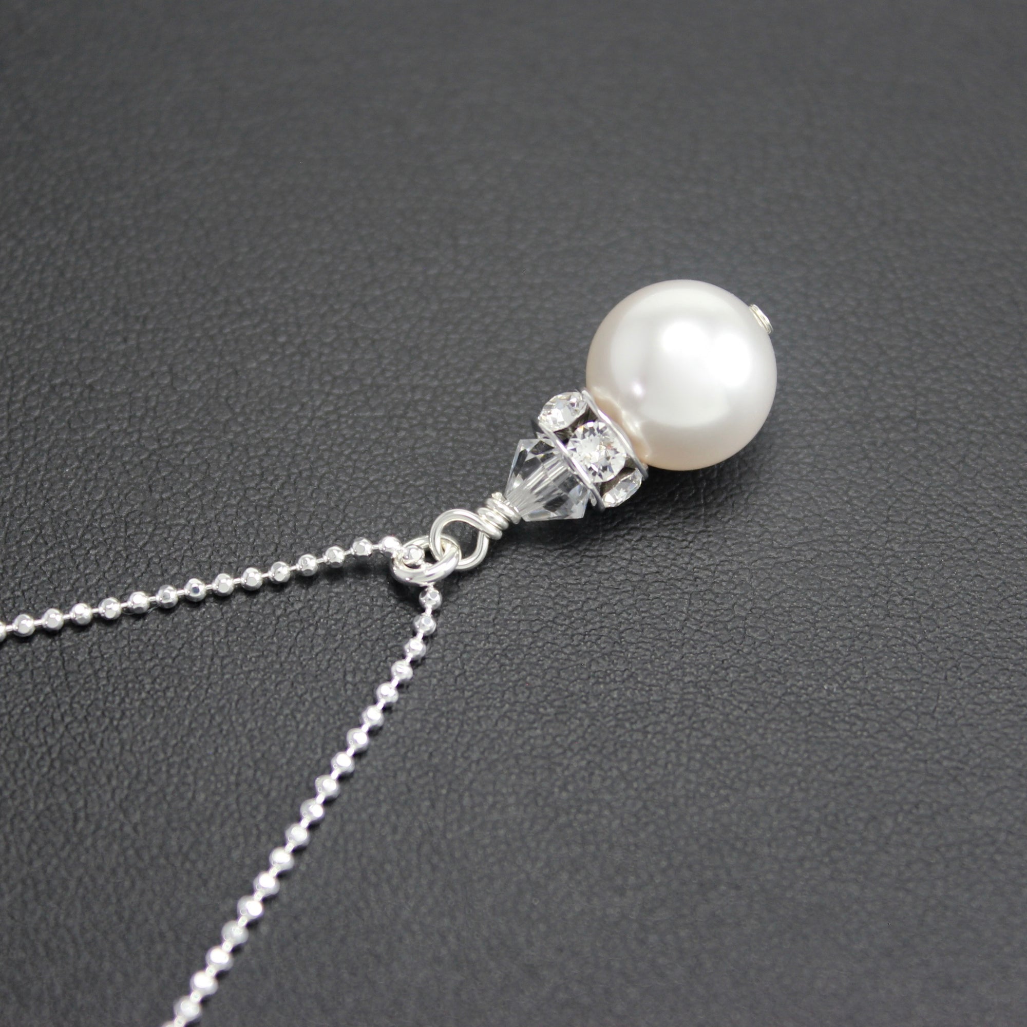 Classical Petite Luxe Necklace in (White Pearl) - Ativa Jewellery