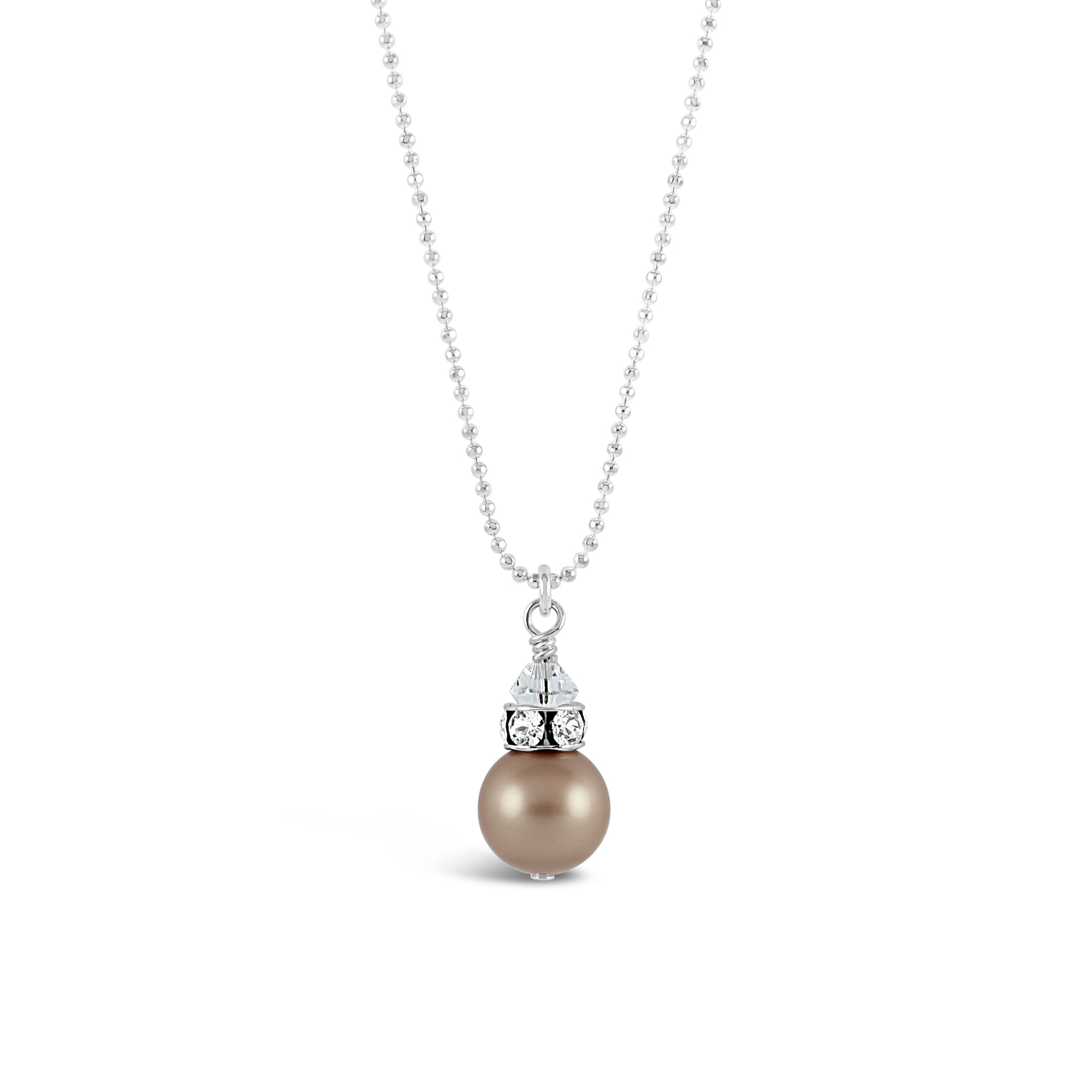 Classical Petite Luxe Necklace (Powdered Almond) - Ativa Jewellery