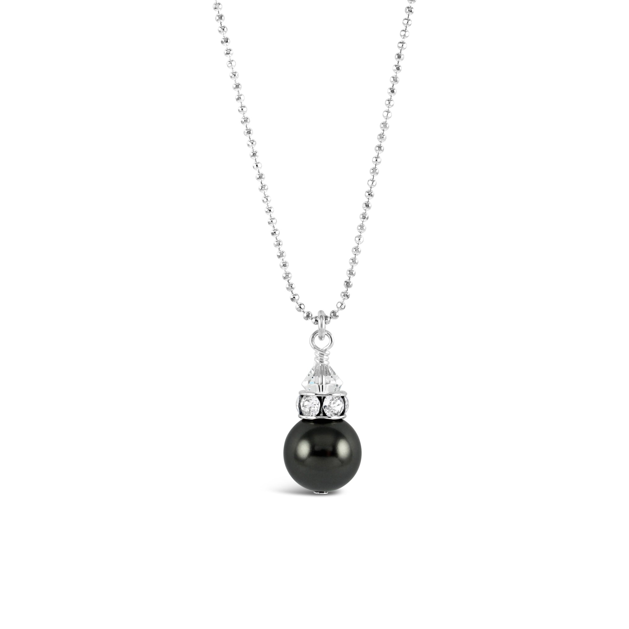 Classical Petite Luxe Necklace (Charcoal) - Ativa Jewellery