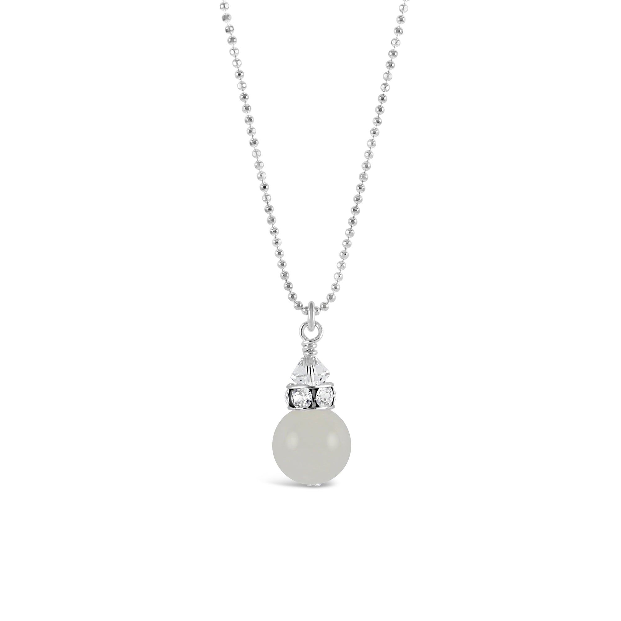 Classical Petite Luxe Necklace (Rose Quartz) - Ativa Jewellery