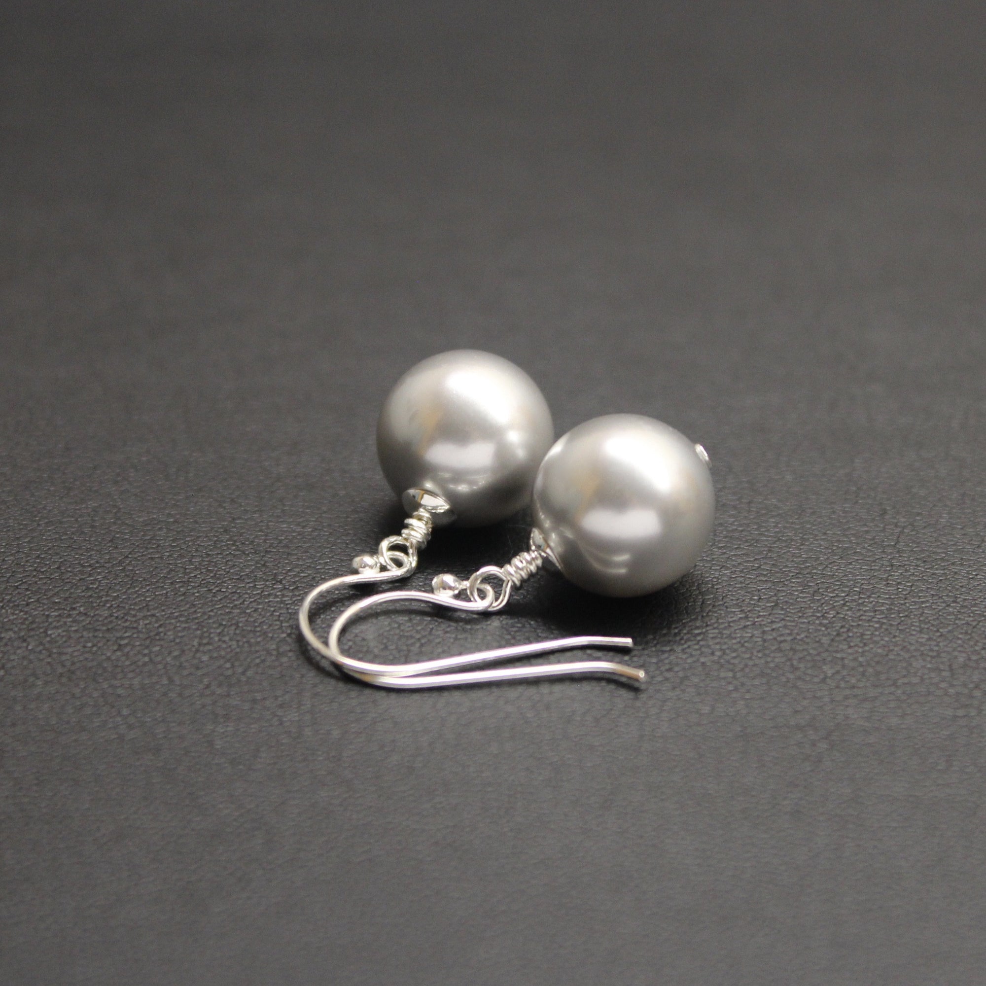 Vogue Sterling Silver Bud Drop Pearl Earrings (Silver) - Ativa Jewellery