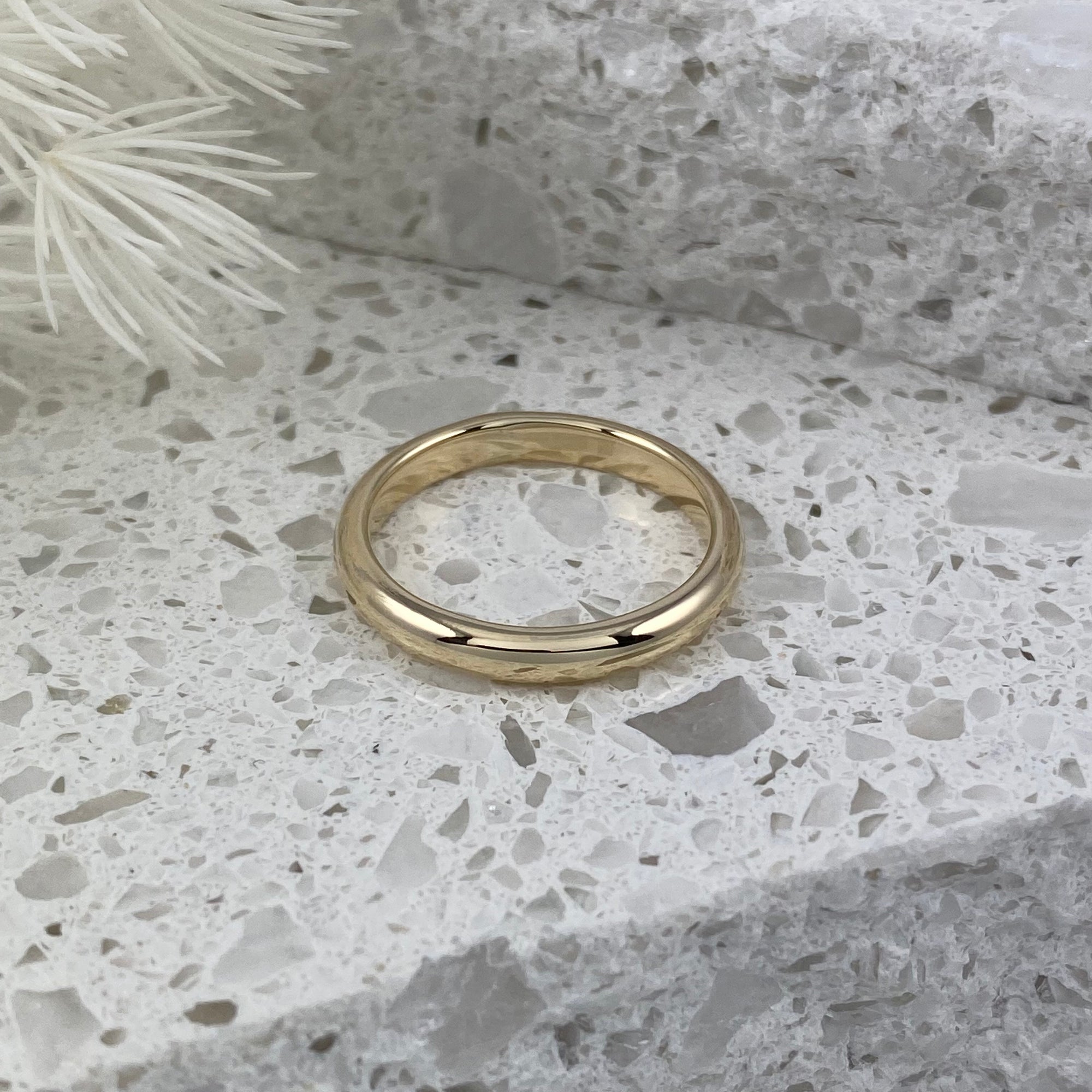 Classic Rounded Ring Band - Solid 9ct Gold - Ativa Jewellery