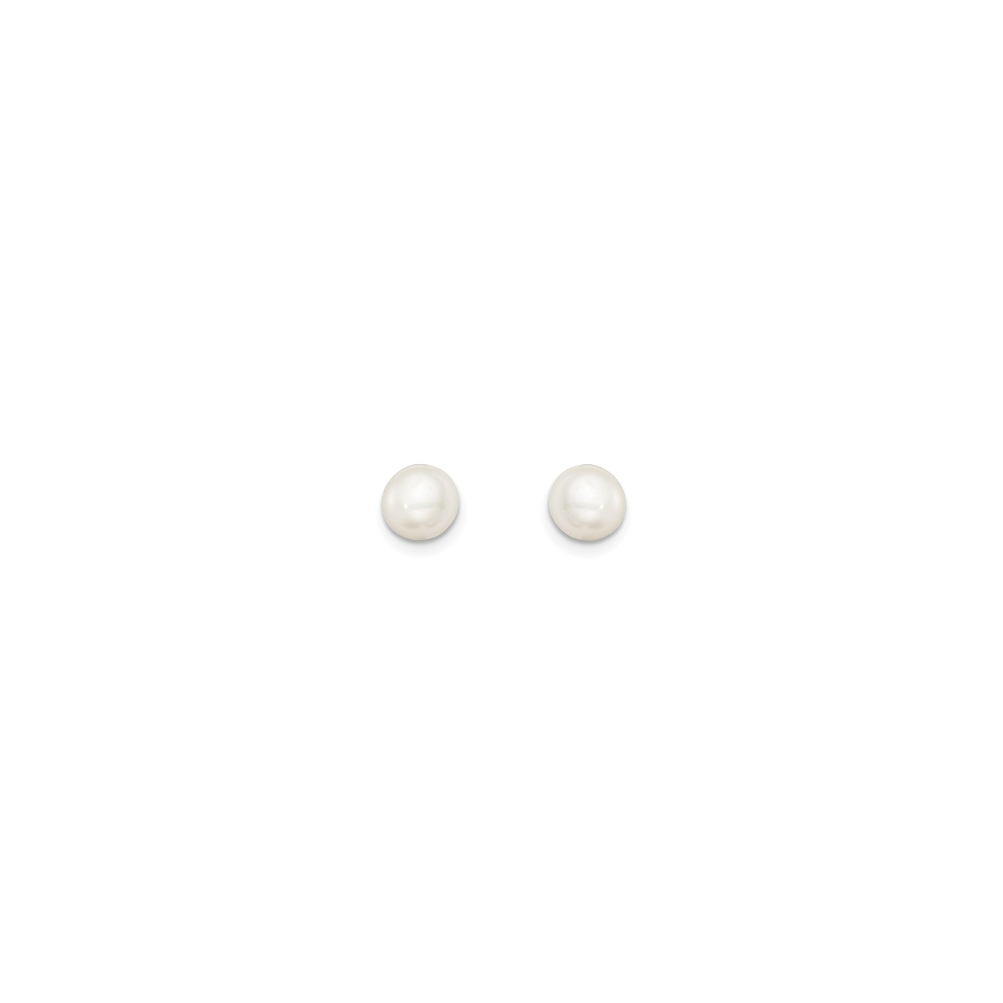 Waltz Freshwater Pearl & Sterling Silver Stud Earrings - Ativa Jewellery